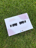 Black & Silver Set - 10 Nails Only - $25.00